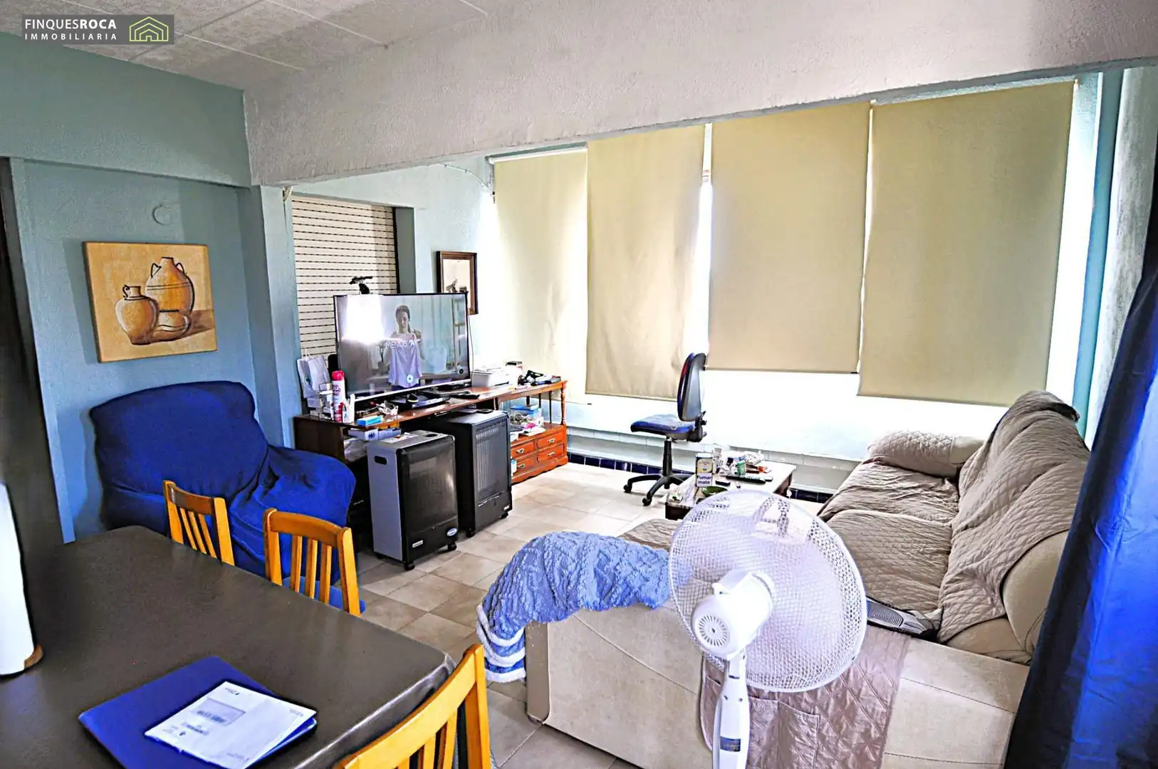 Sala de estar de Casa o chalet en venta en L'Aldea con Aire acondicionado, Calefacción y Jardín privado
