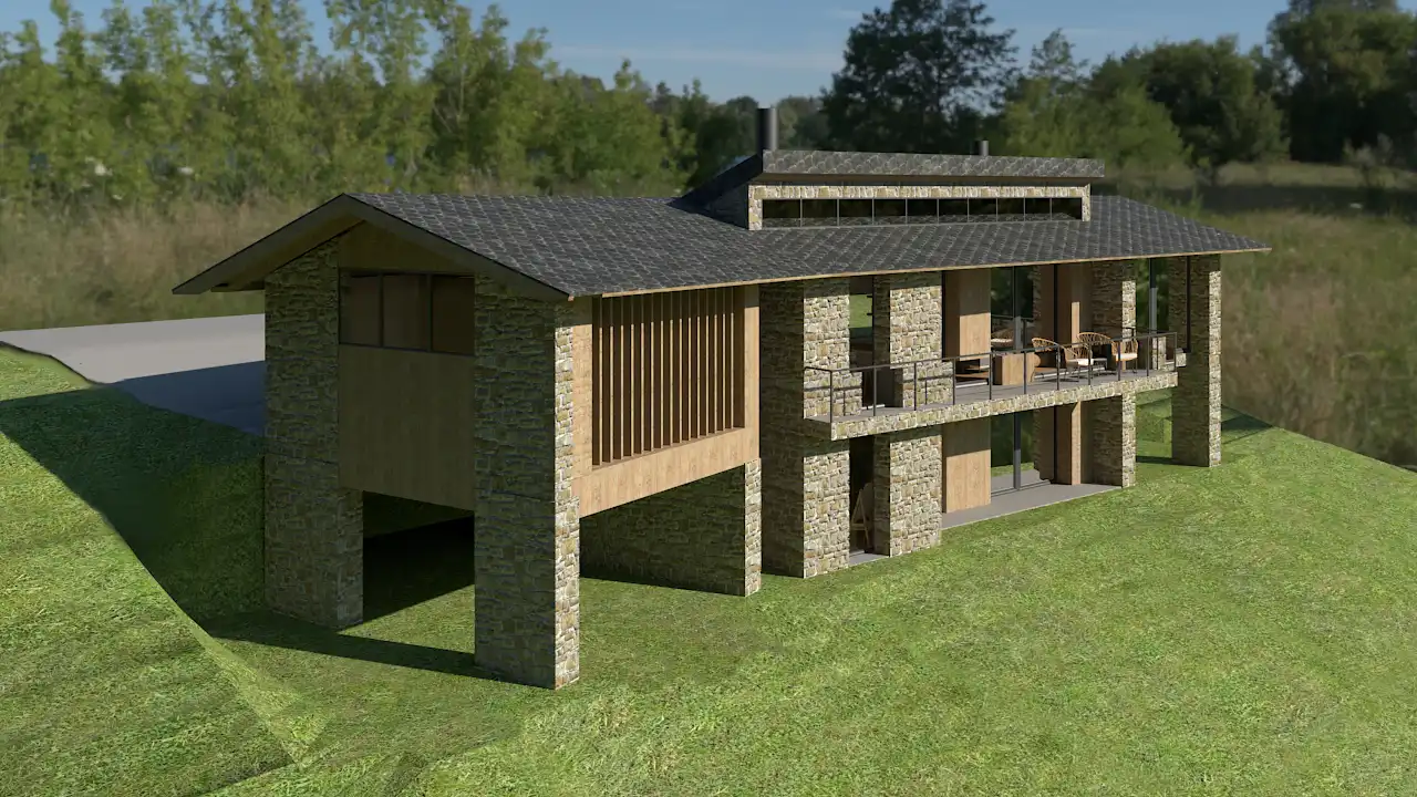 Exterior view of Houses for sale in Alp  with Heating, Private garden and Parquet flooring
