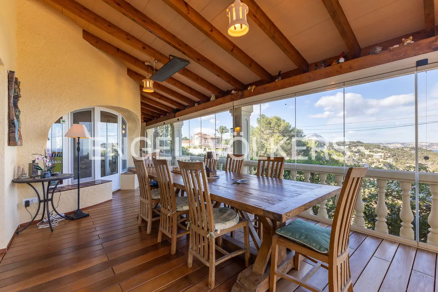 Terraza de Casa o chalet en venta en Jávea / Xàbia con Aire acondicionado, Calefacción y Jardín privado
