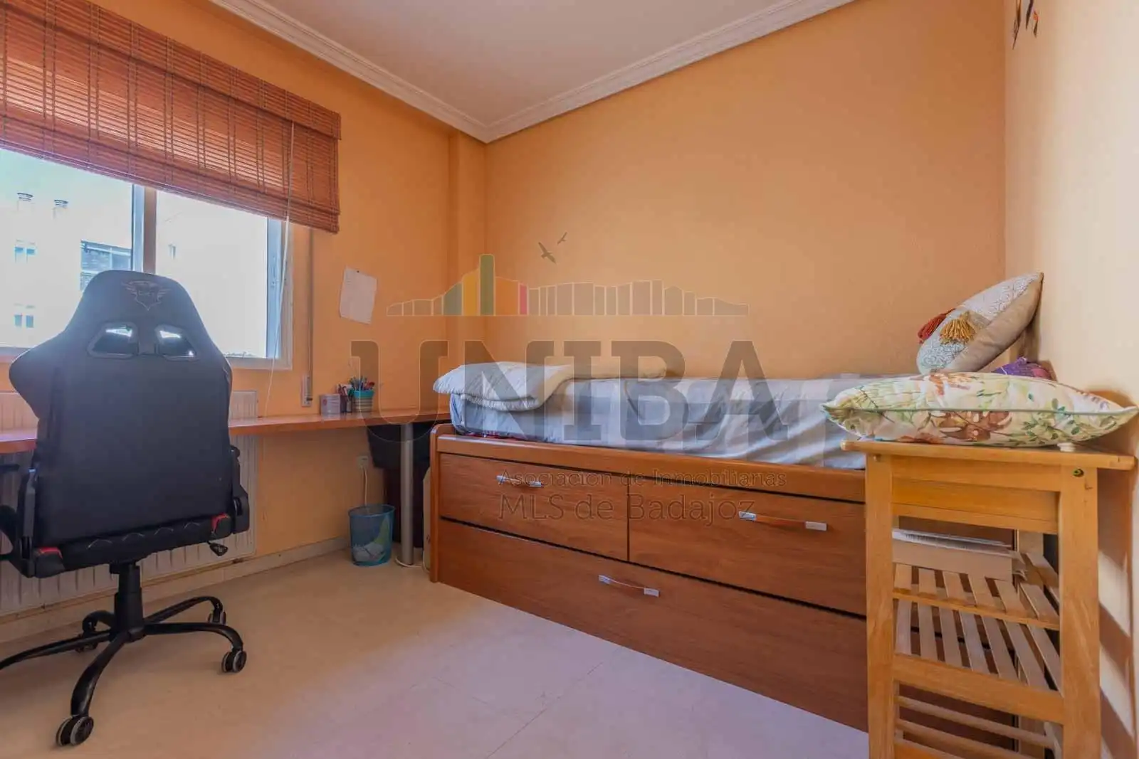 Schlafzimmer von Wohnung zum Verkauf in Badajoz mit Klimaanlage, Heizung und Terrasse