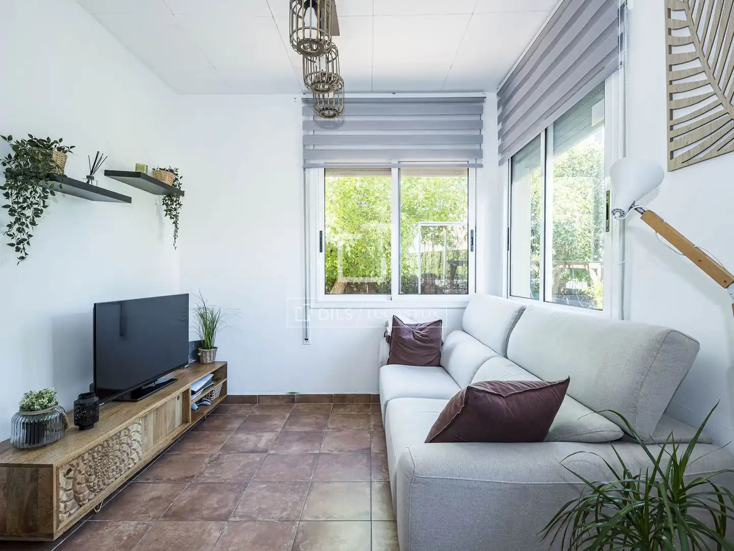 Sala de estar de Casa o chalet de alquiler en Sant Cugat del Vallès con Aire acondicionado, Calefacción y Terraza