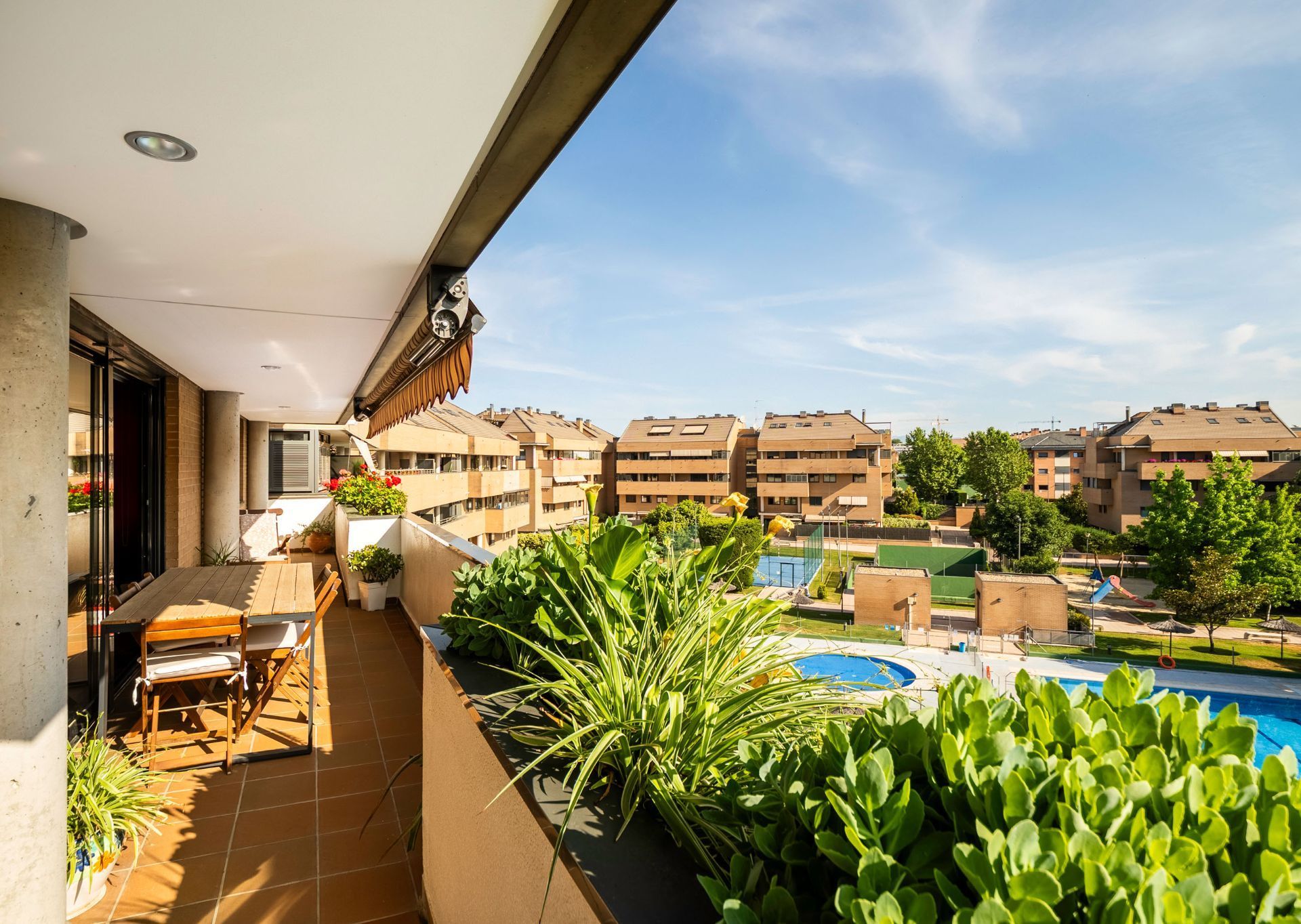 Garden of Flat to rent in Pozuelo de Alarcón  with Air Conditioner, Heating and Terrace