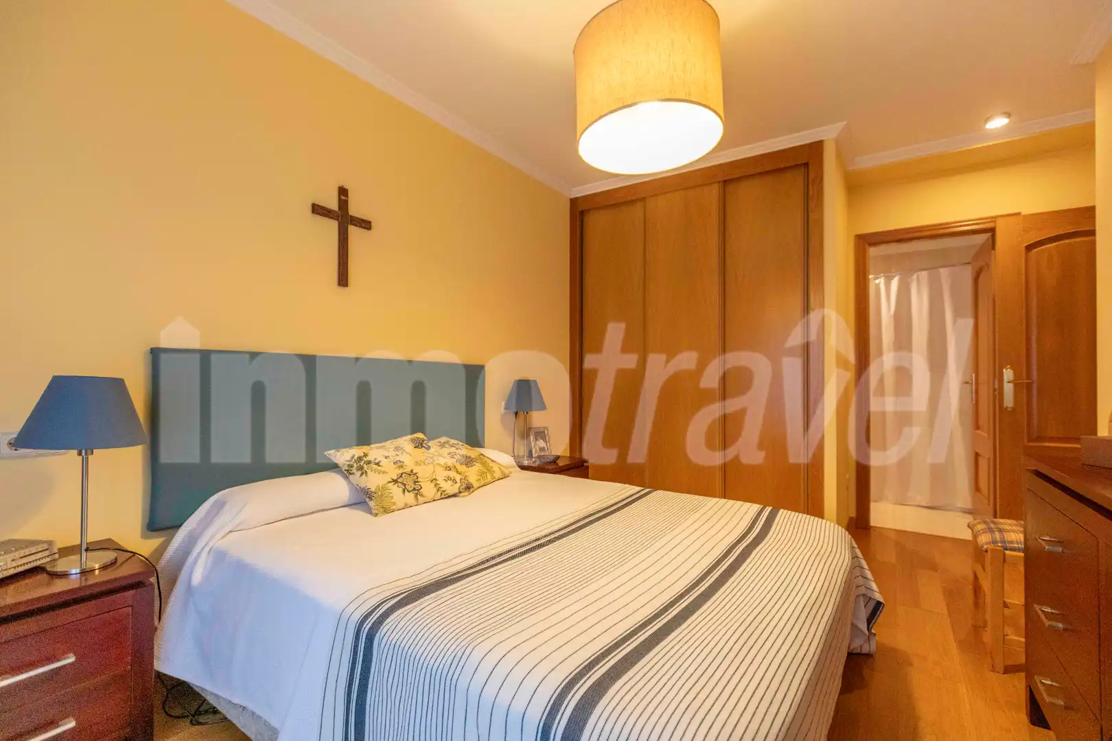 Habitación de Apartamento en venta en Sanxenxo con Parquet, Terraza y Trastero