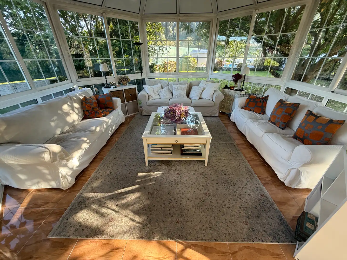 Sala de estar de Casa o chalet en venta en Castrillón con Calefacción, Jardín privado y Piscina