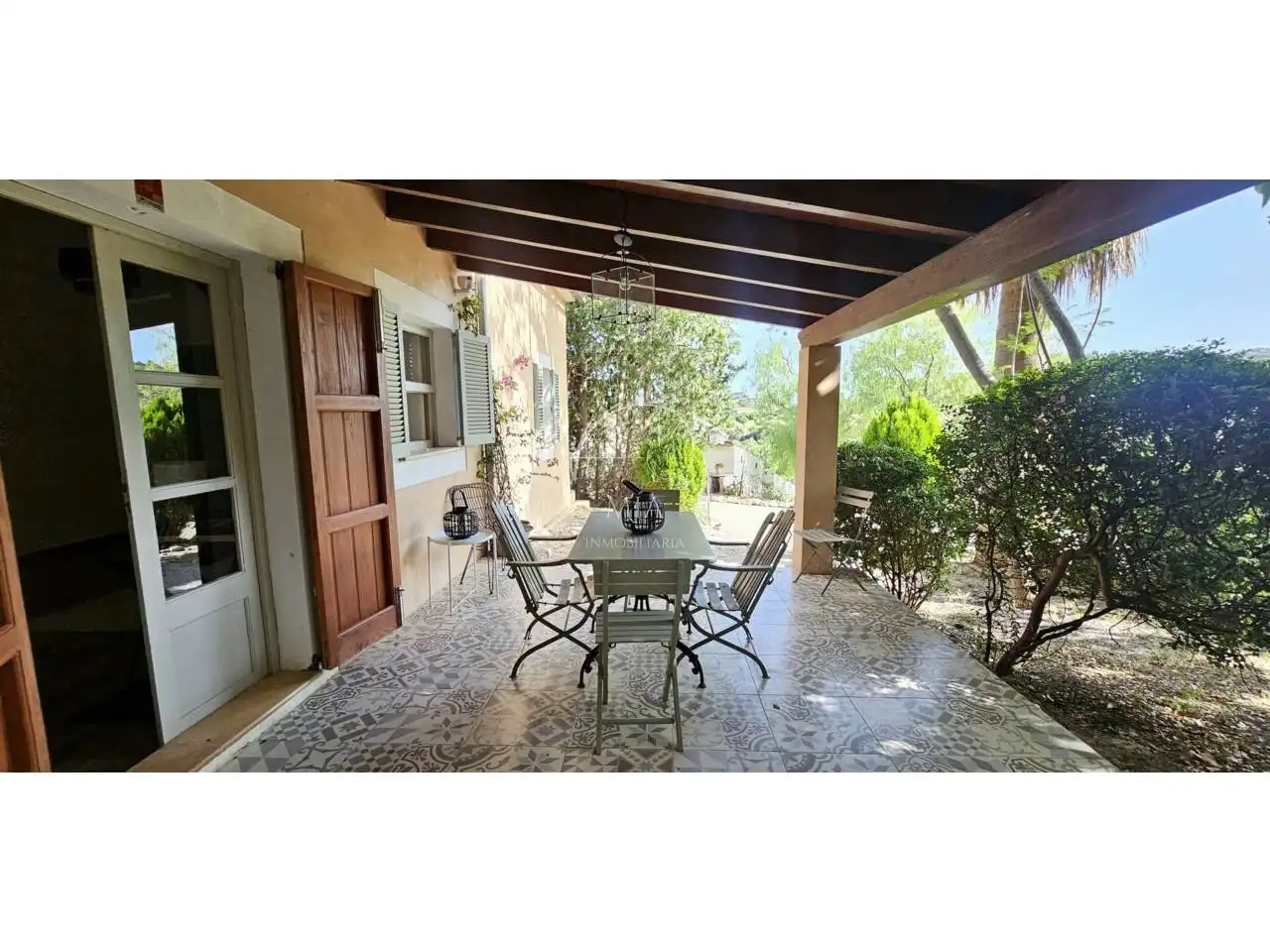 Terrace of Country homes for rent in Alaró  with Private garden, Terrace and Furnished