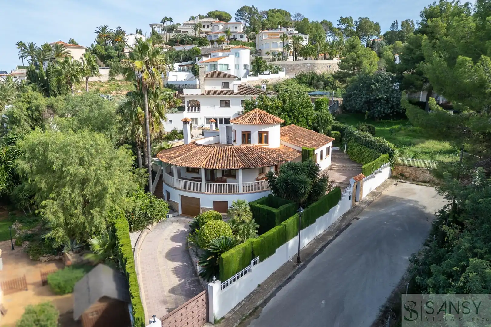 Vista exterior de Casa o chalet en venta en Dénia con Aire acondicionado y Piscina