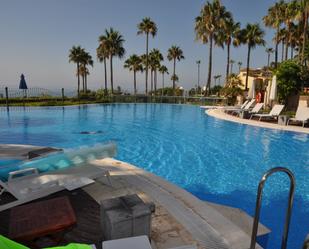 Swimming pool of Attic to rent in Estepona  with Air Conditioner, Terrace and Storage room