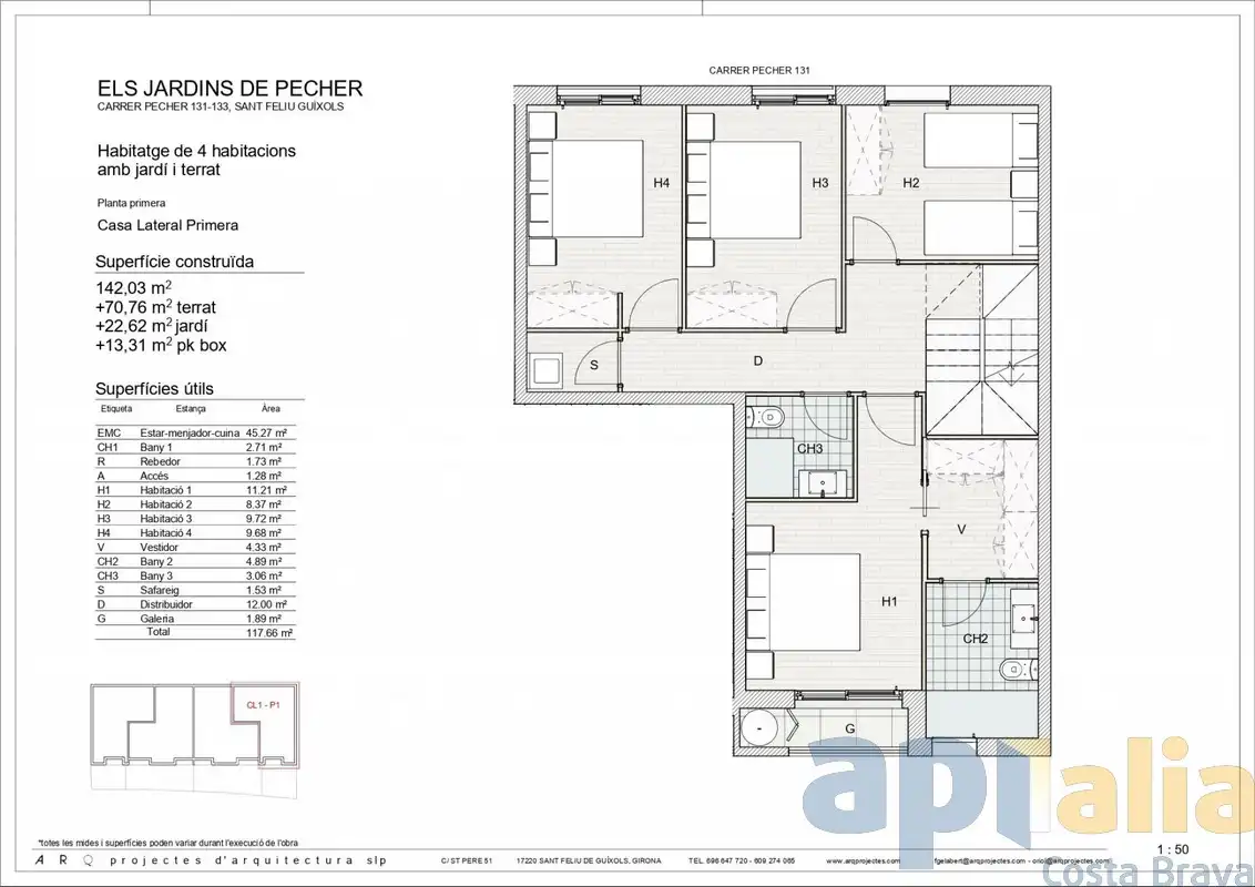 Casa adosada en venta en Sant Feliu de Guíxols con Aire acondicionado, Calefacción y Jardín privado