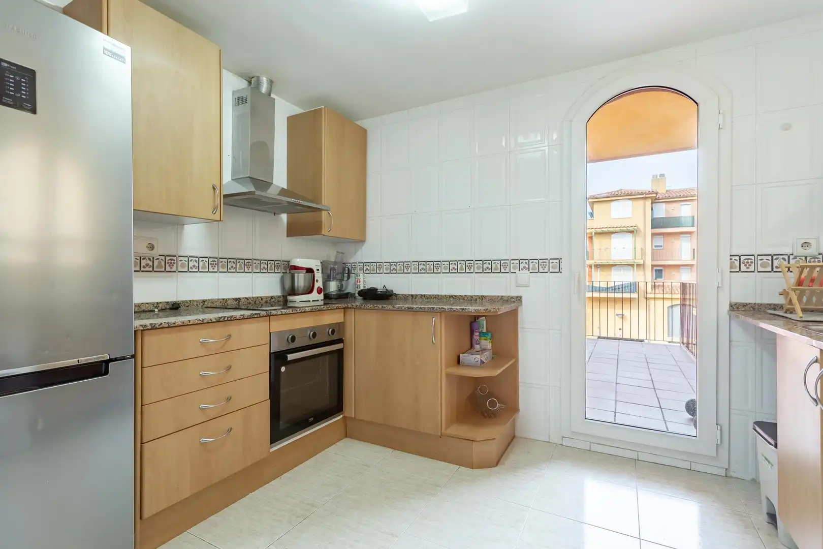 Kitchen of Flat for sale in Mont-roig del Camp  with Air Conditioner, Private garden and Terrace