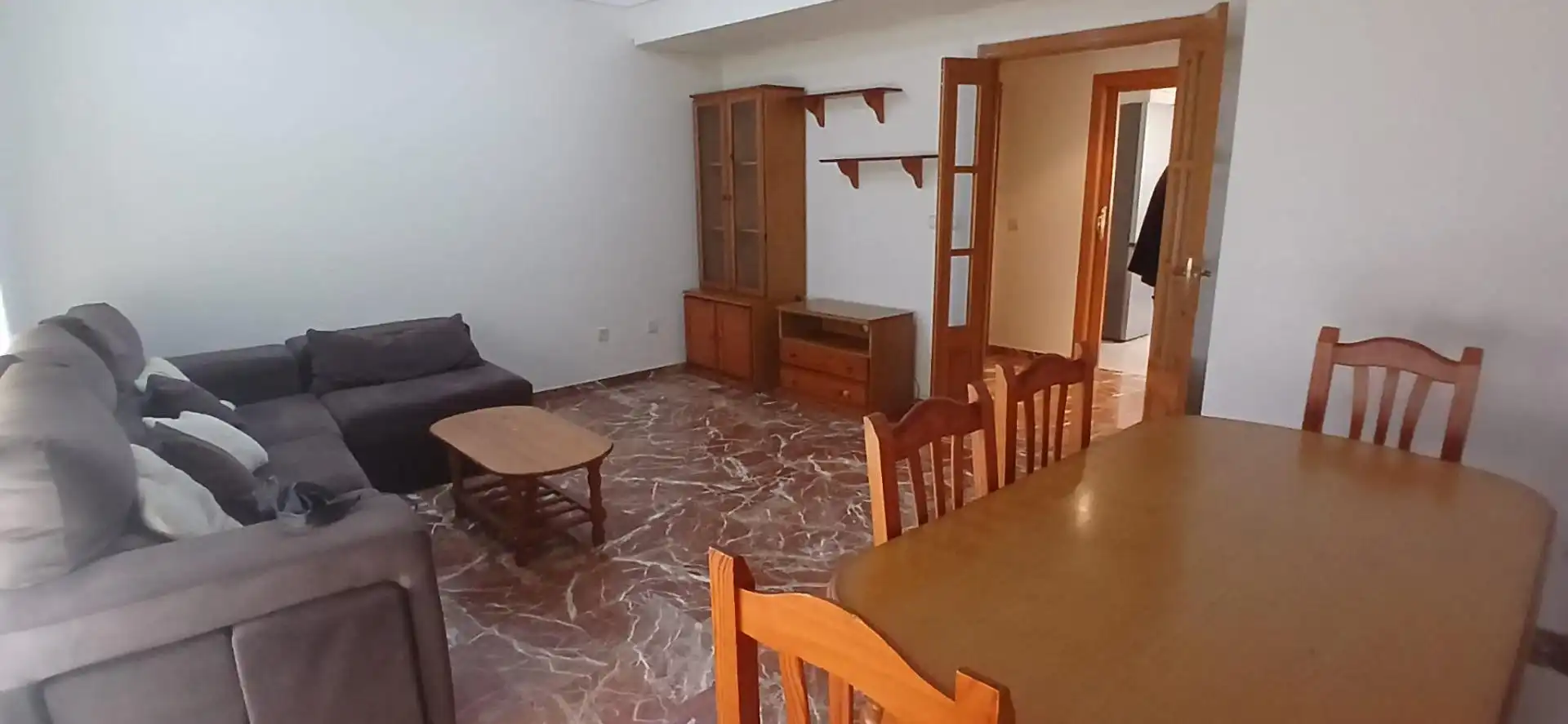 Wohnzimmer von Wohnung zur Miete in Murcia mit Klimaanlage und Heizung