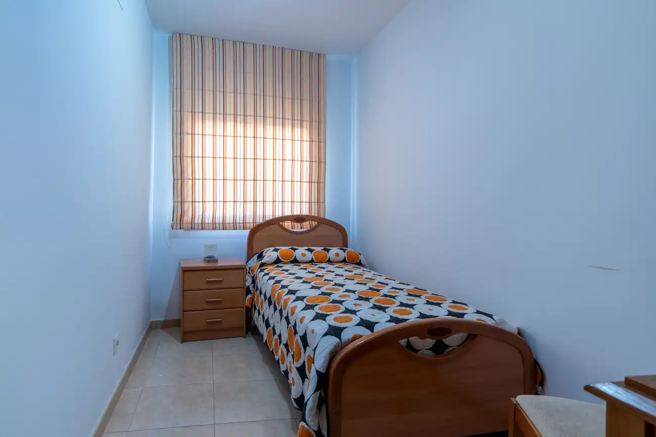 Bedroom of Flat for sale in Roquetes  with Air Conditioner, Heating and Terrace
