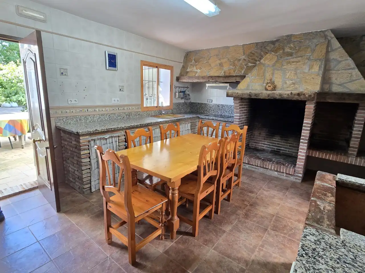 Cocina de Casa o chalet en venta en Periana con Aire acondicionado, Terraza y Piscina