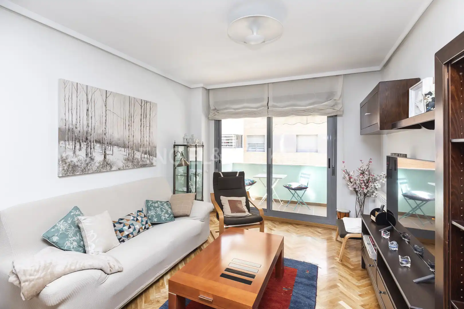 Wohnzimmer von Wohnung zur Miete in Alcorcón mit Klimaanlage, Heizung und Parkett