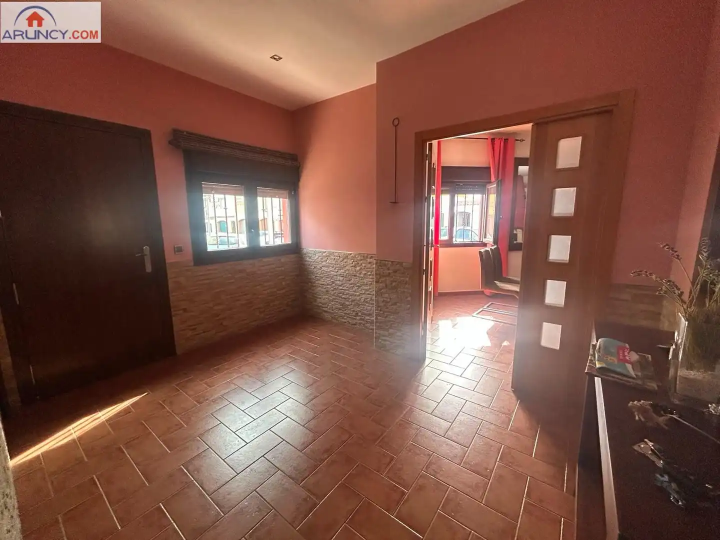 Dormitori de Casa adosada de lloguer en Alcalá de Guadaira amb Aire condicionat, Jardí privat i Terrassa