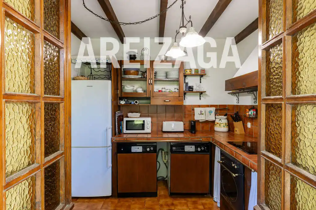 Cocina de Casa o chalet en venta en Errenteria con Calefacción, Terraza y Piscina