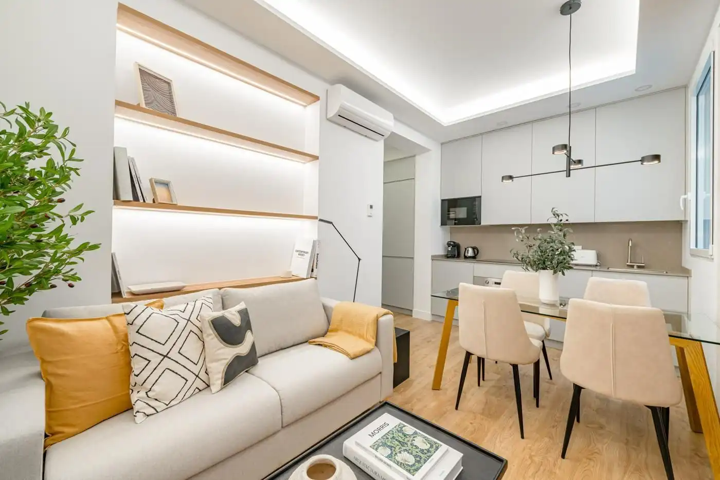 Living room of Flat for sale in Madrid  with Air Conditioner and Heating