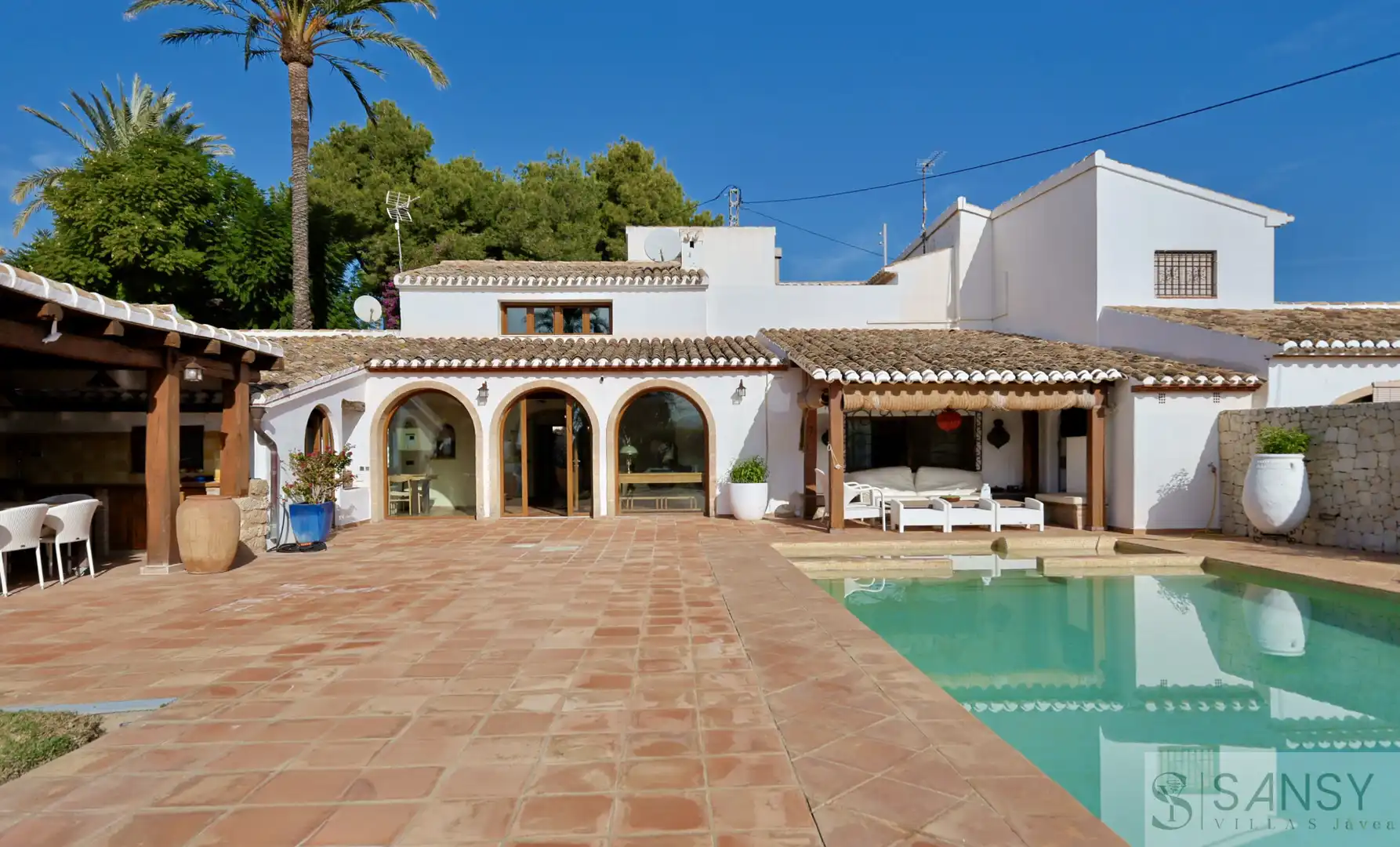 Exterior view of Houses for sale in Jávea / Xàbia  with Air Conditioner, Heating and Terrace