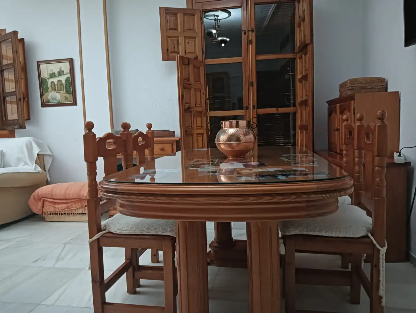 Dining room of Flat for sale in Jerez de la Frontera  with Air Conditioner and Balcony