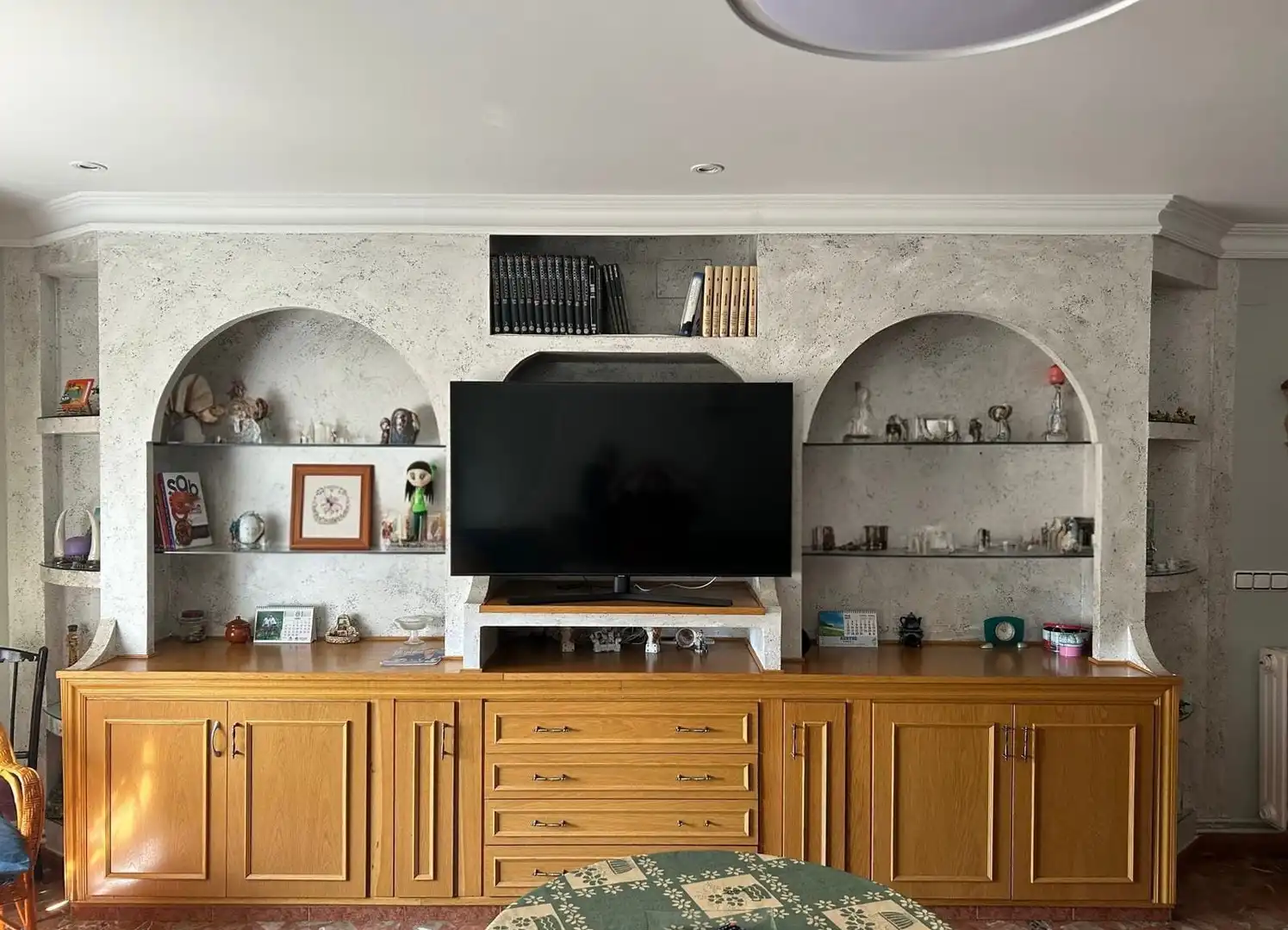 Living room of Flat for sale in Villarrobledo  with Heating and Furnished