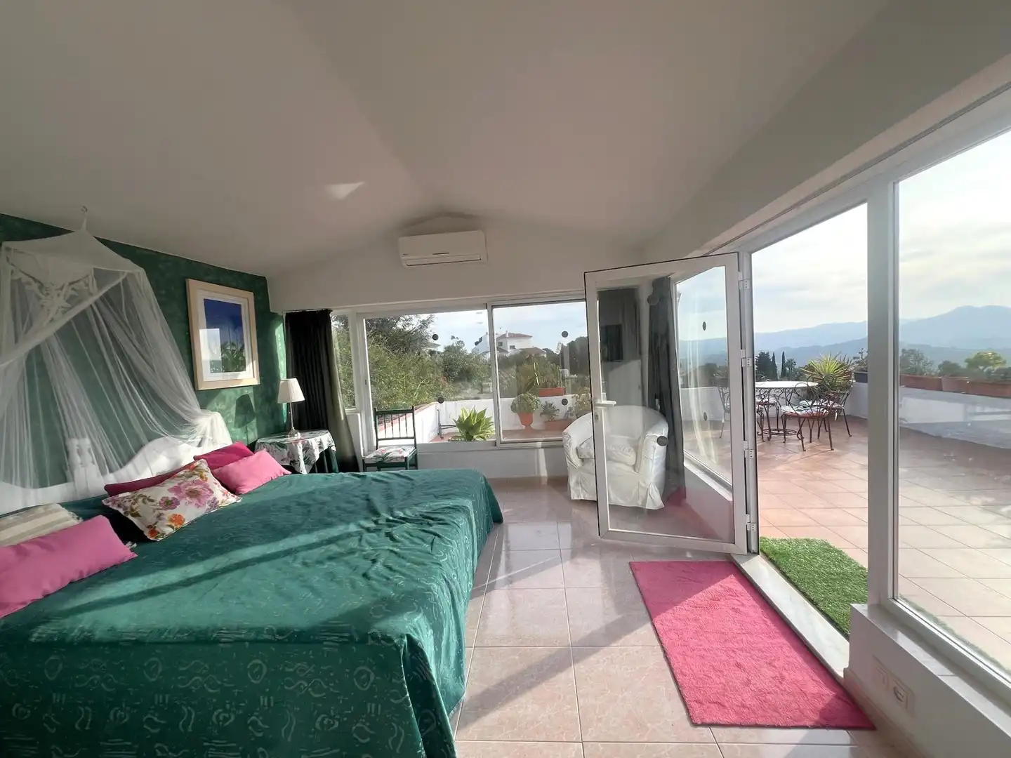 Bedroom of Houses for rent in Mijas  with Private garden, Terrace and Swimming Pool