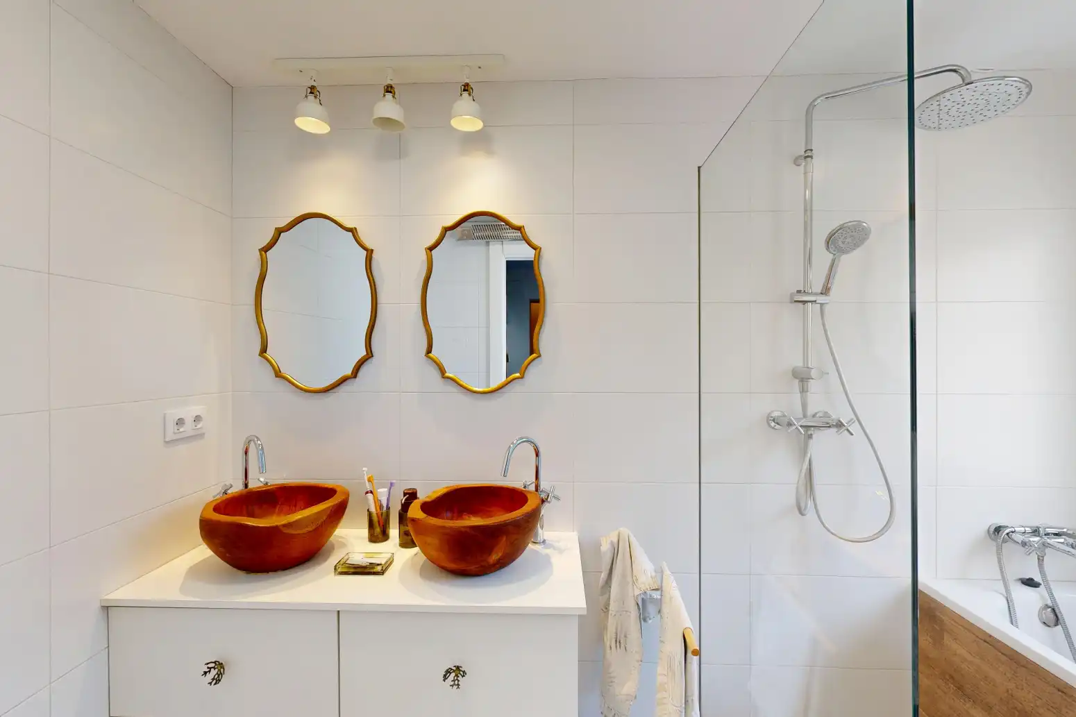 Bathroom of Houses for sale in Cartagena  with Air Conditioner, Parquet flooring and Terrace