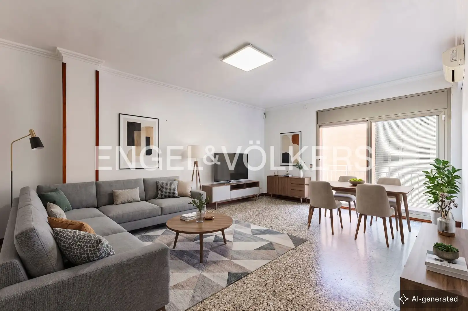 Sala de estar de Piso en venta en  Barcelona Capital con Aire acondicionado, Calefacción y Terraza
