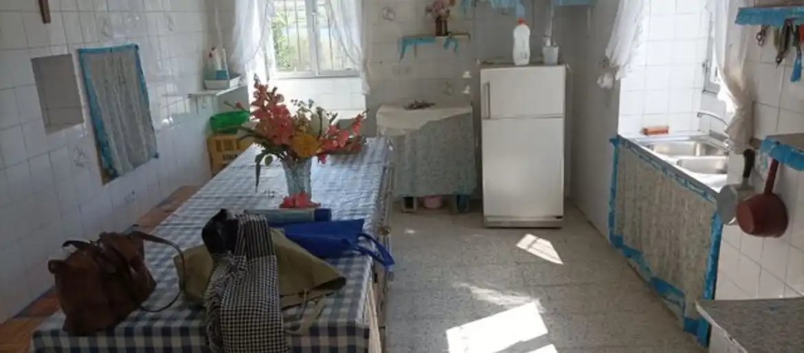 Cocina de Casa o chalet en venta en Vila de Cruces con Jardín privado y Amueblado