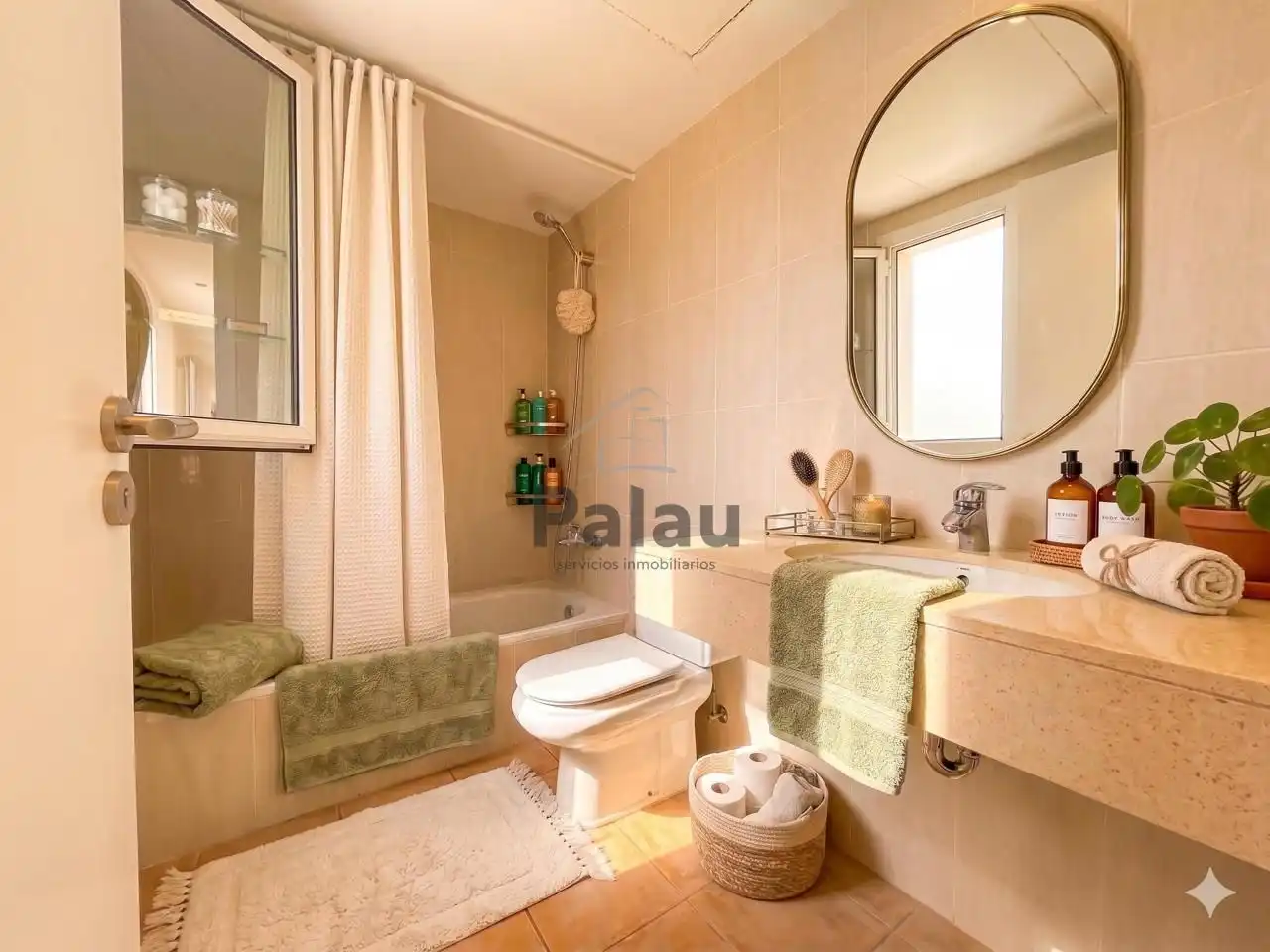 Badezimmer von Wohnung zum Verkauf in Ferreries mit Klimaanlage, Terrasse und Gemeinschaftspool