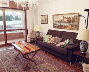 Sala d'estar de Pis de lloguer en Santander amb Terrassa