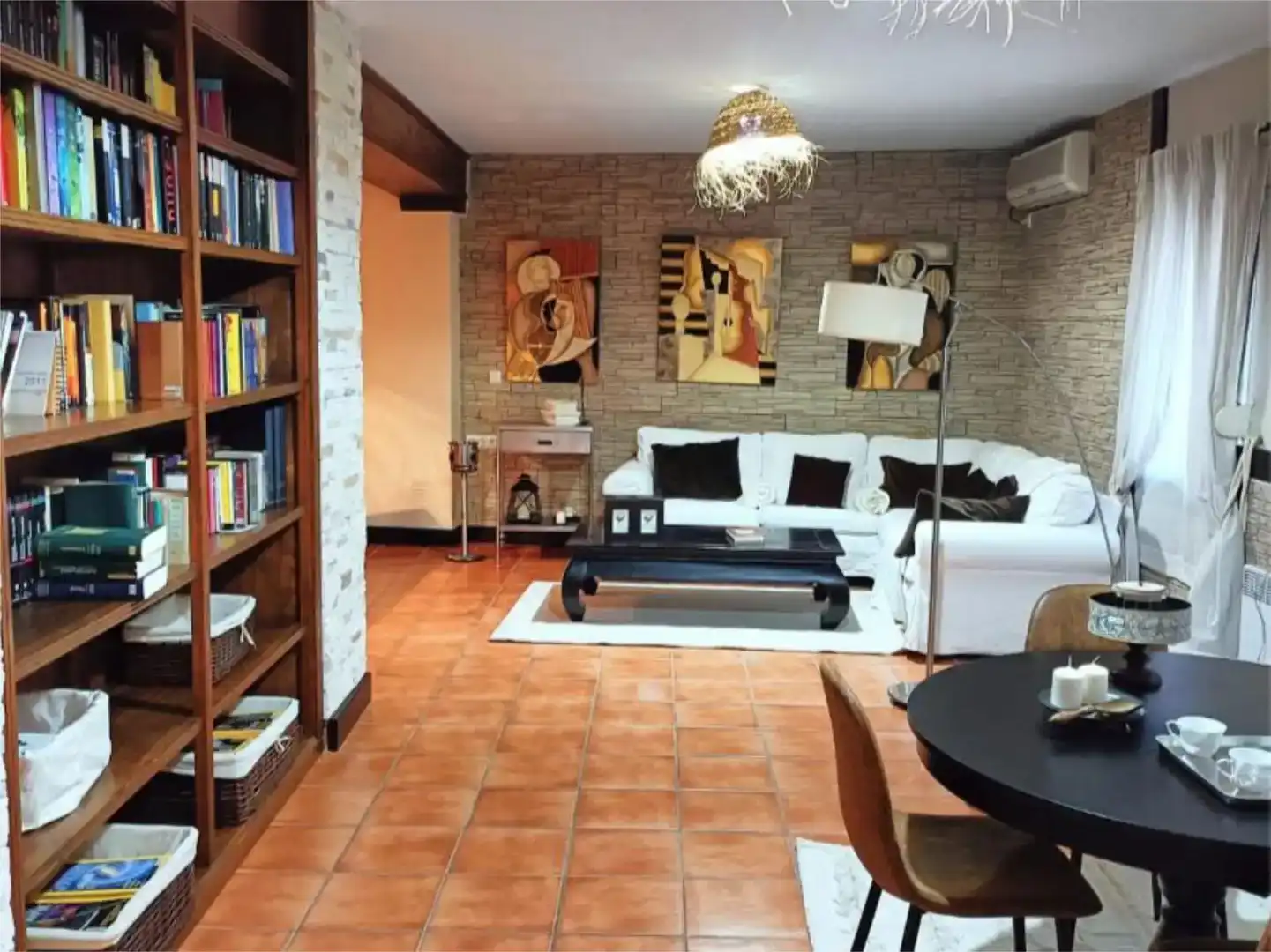 Wohnzimmer von Wohnung zur Miete in Écija mit Klimaanlage und Balkon