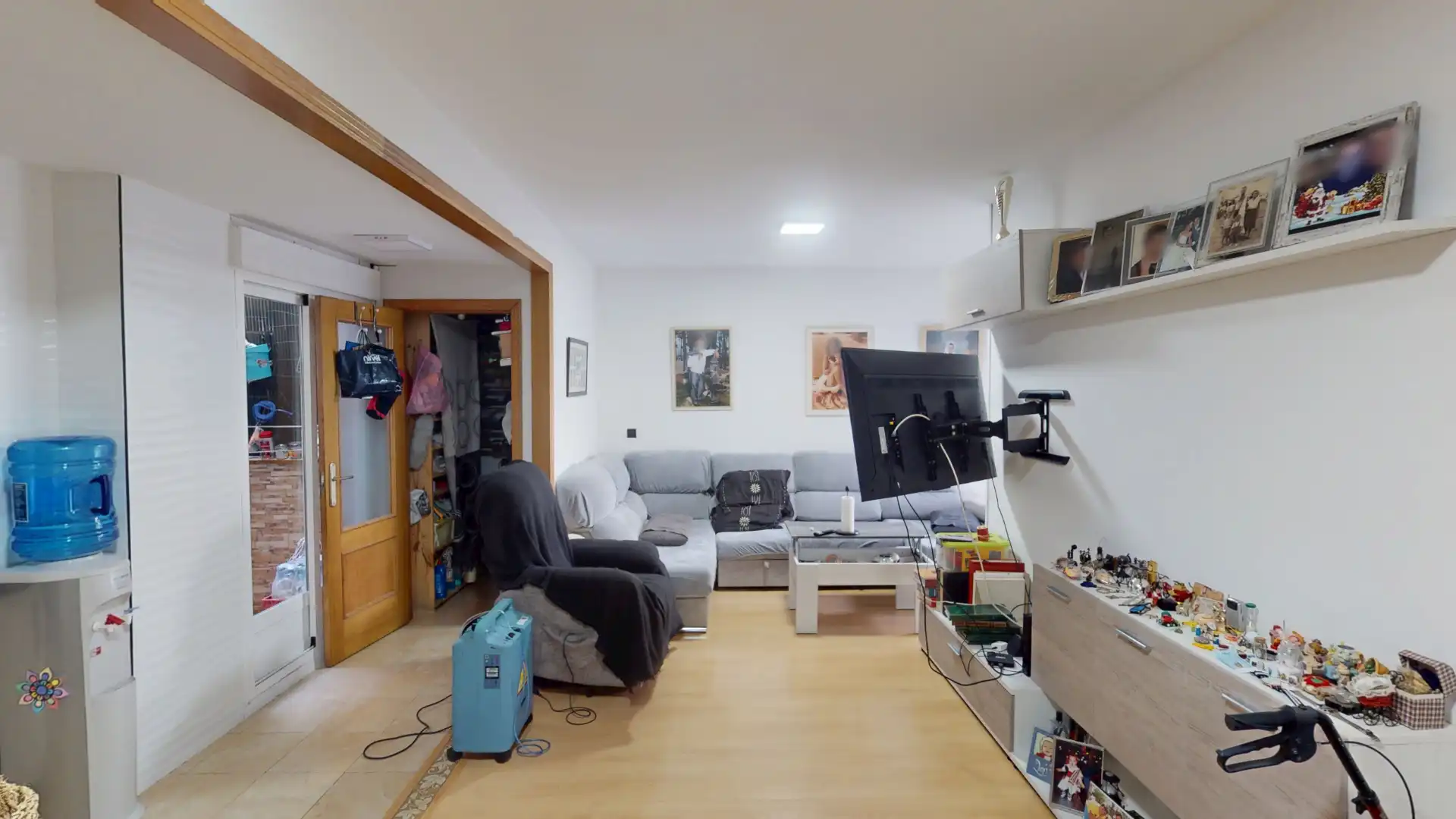 Sala de estar de Piso en venta en San Vicente del Raspeig / Sant Vicent del Raspeig con Aire acondicionado, Calefacción y Parquet