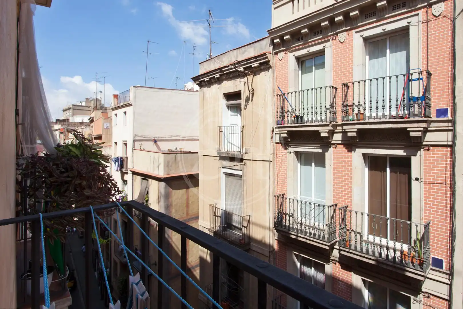 Terrasse von Loft zum Verkauf in Barcelona mit Parkett und Balkon