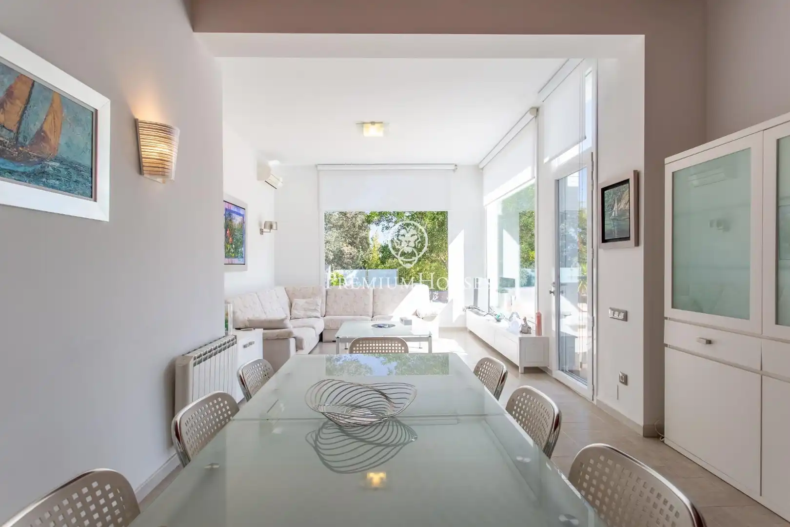 Dining room of Houses for sale in Argentona  with Air Conditioner, Heating and Swimming Pool