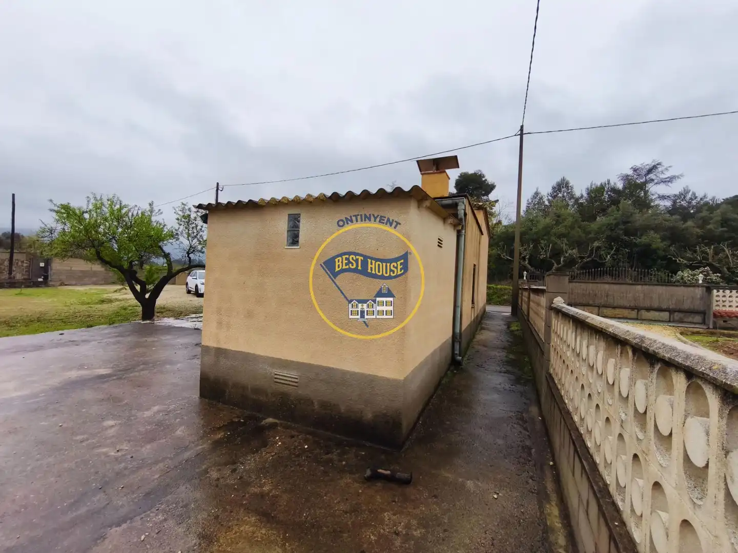 Vista exterior de Casa o xalet en venda en Ontinyent amb Jardí privat
