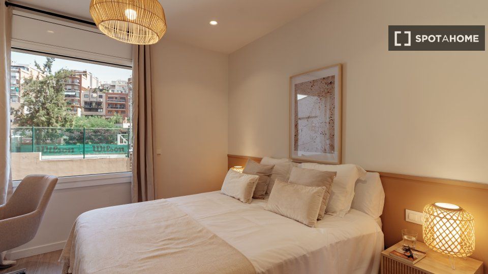 Habitación de Piso de alquiler en  Barcelona Capital con Aire acondicionado, Calefacción y Amueblado