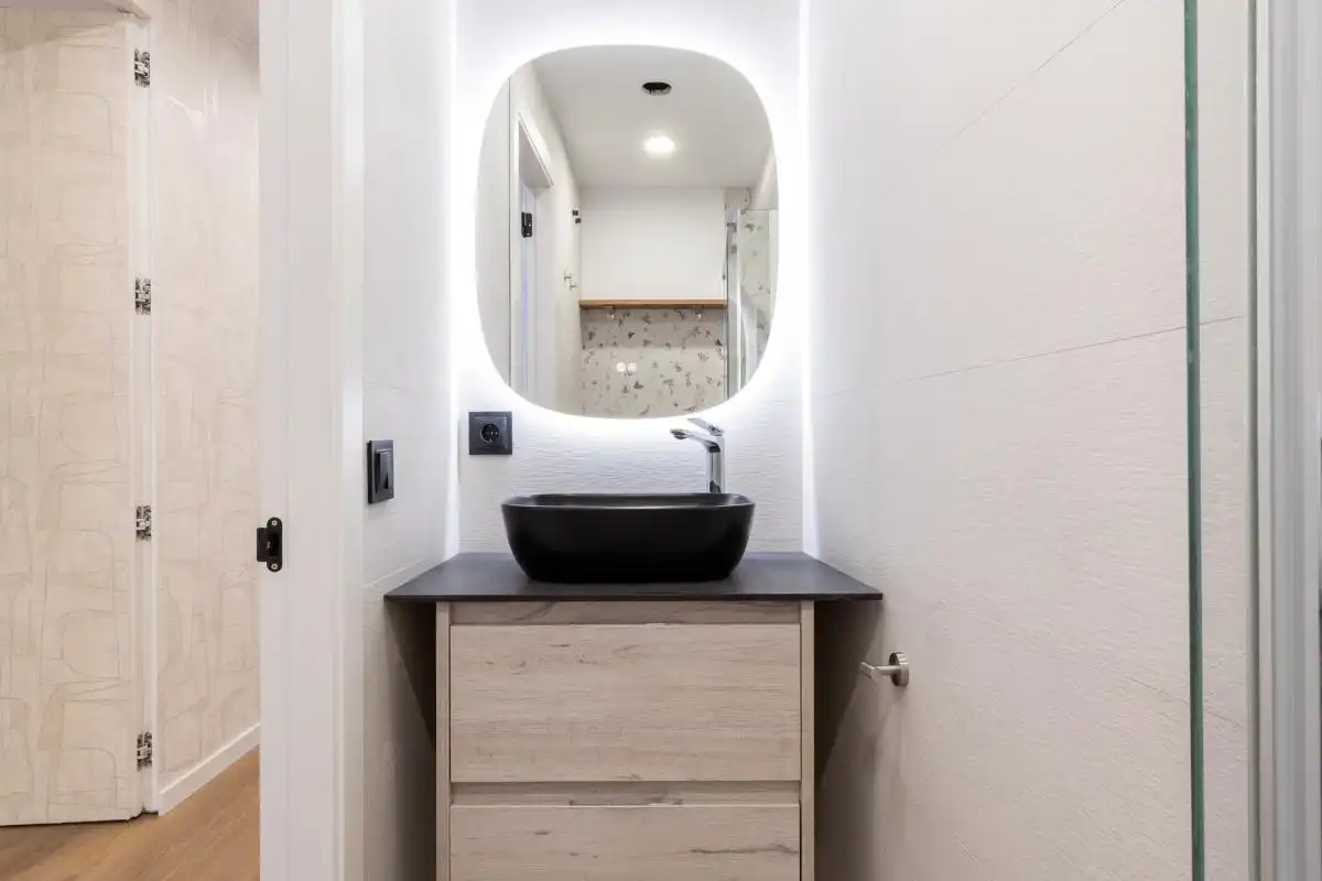 Badezimmer von Erdgeschoss zum Verkauf in Quart de Poblet mit Klimaanlage, Heizung und Möbliert