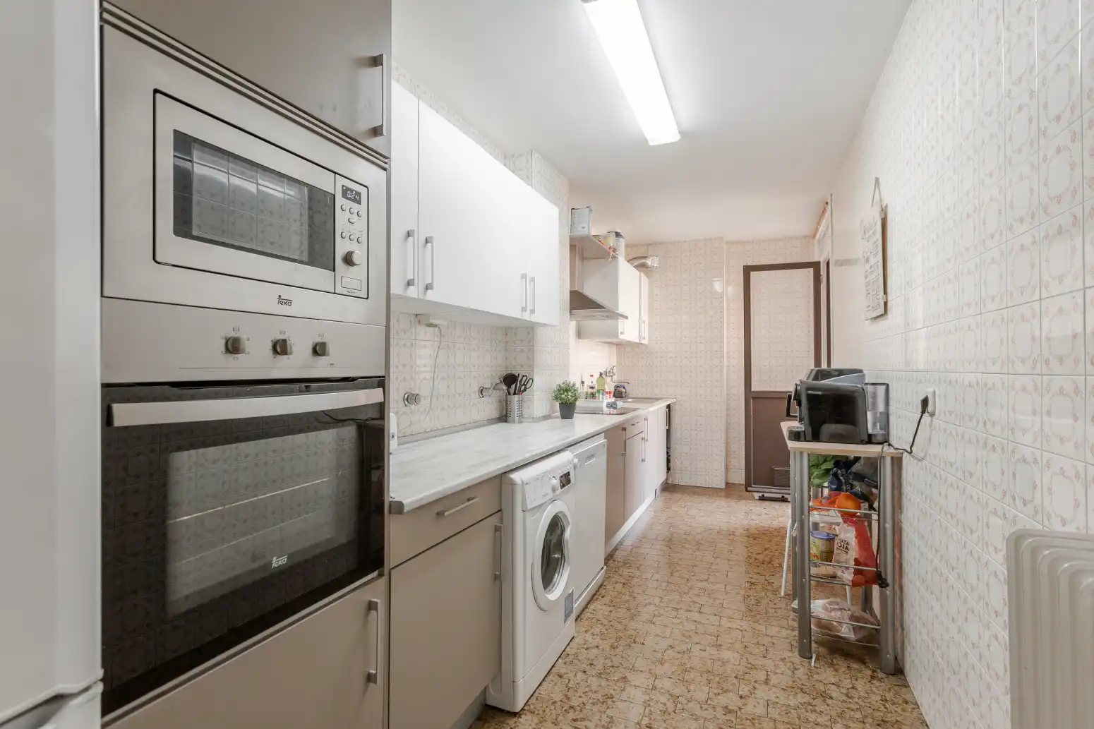 Cuina de Pis de lloguer en  Pamplona / Iruña amb Calefacció, Parquet i Terrassa