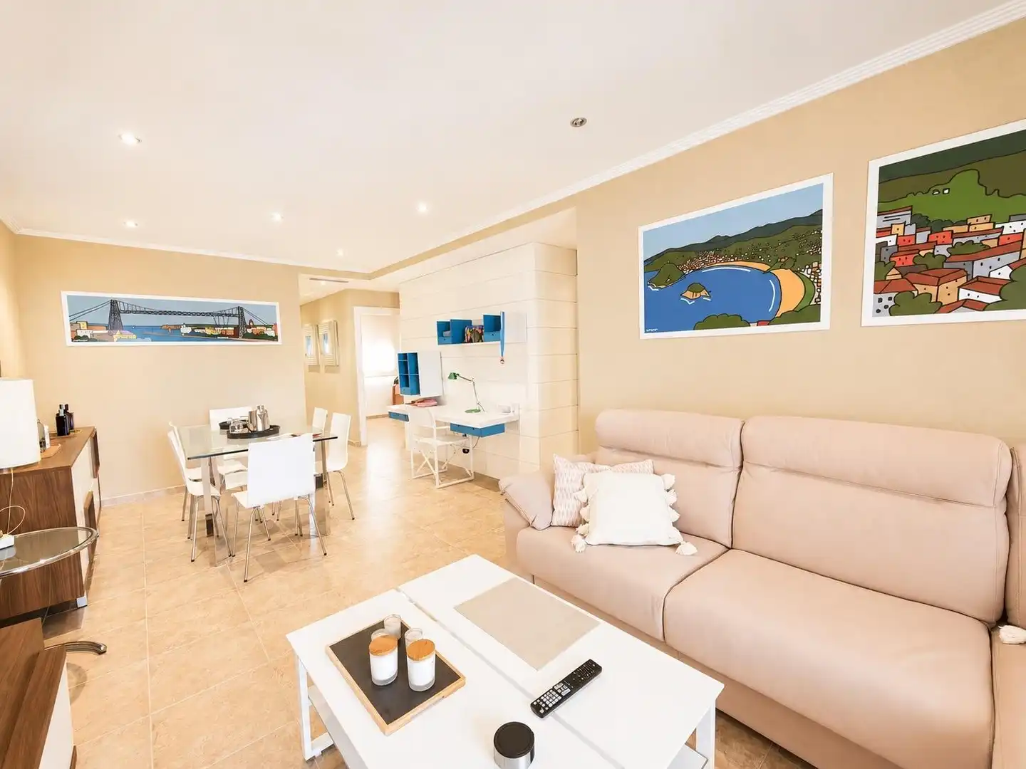 Wohnzimmer von Wohnung zum Verkauf in Elche / Elx mit Klimaanlage, Terrasse und Balkon