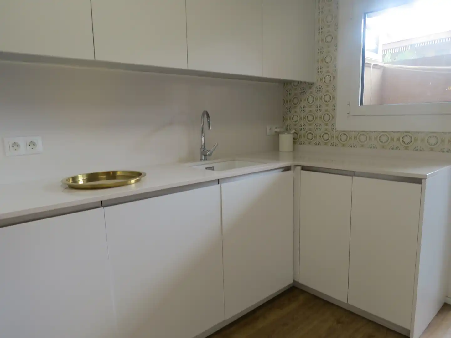 Küche von Wohnung zur Miete in Sant Andreu de Llavaneres mit Klimaanlage, Heizung und Parkett
