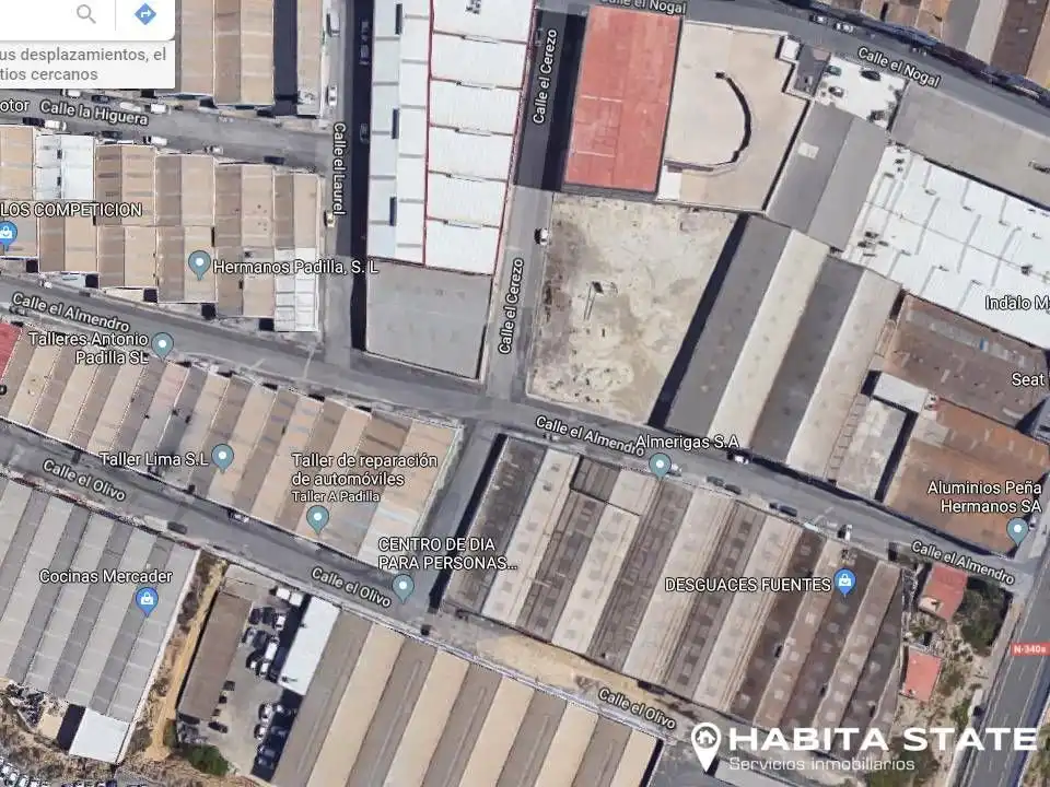 Vista exterior de Terreno industrial en venta en Huércal de Almería