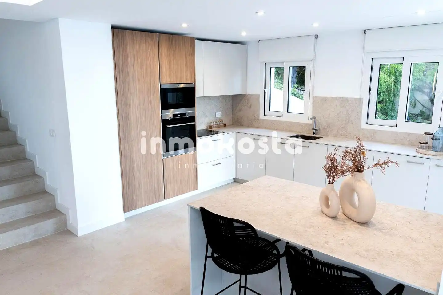 Cocina de Casa o chalet en venta en Altea con Aire acondicionado, Jardín privado y Terraza