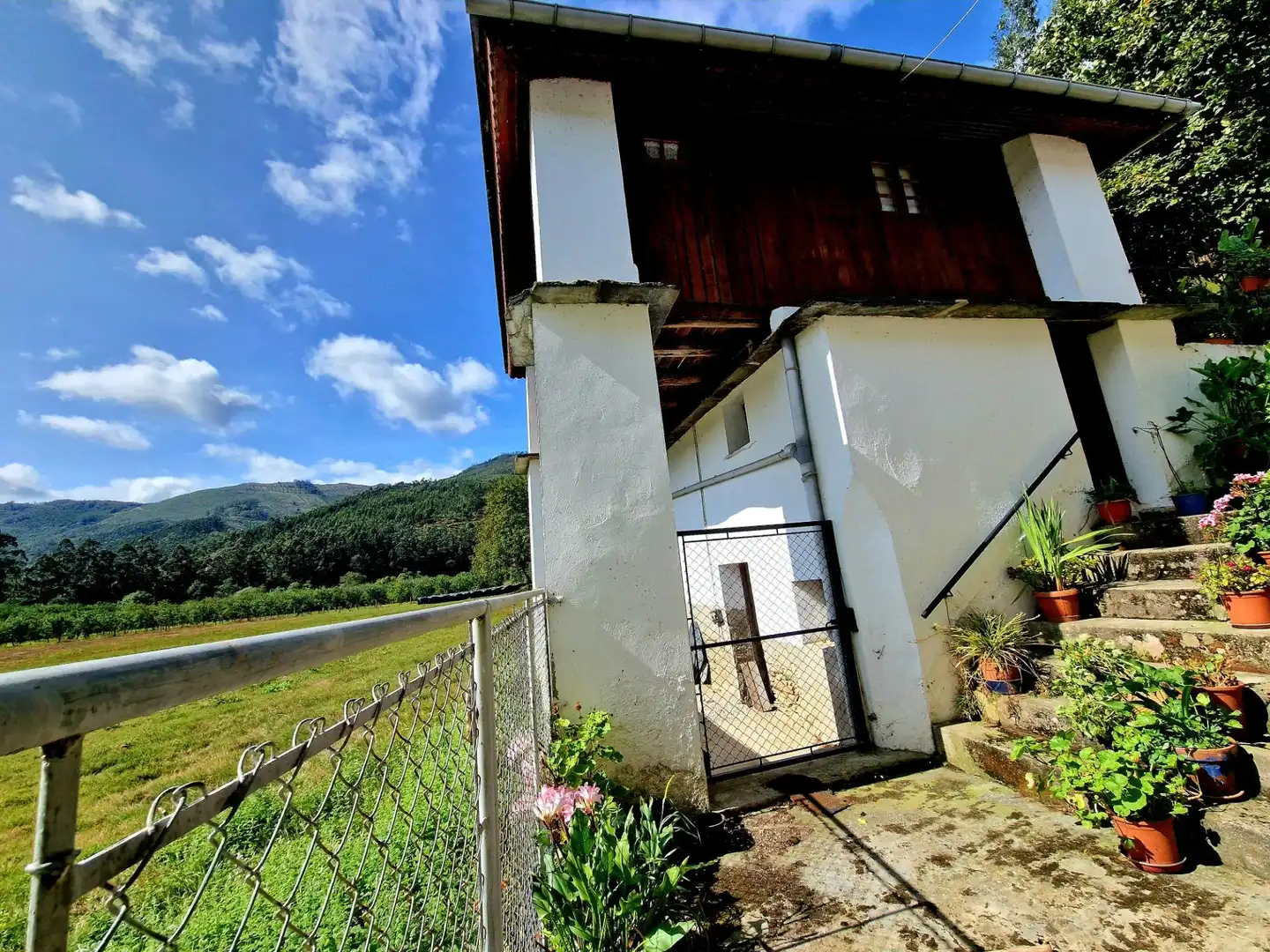 Vista exterior de Casa o xalet en venda en San Tirso de Abres amb Calefacció, Jardí privat i Traster