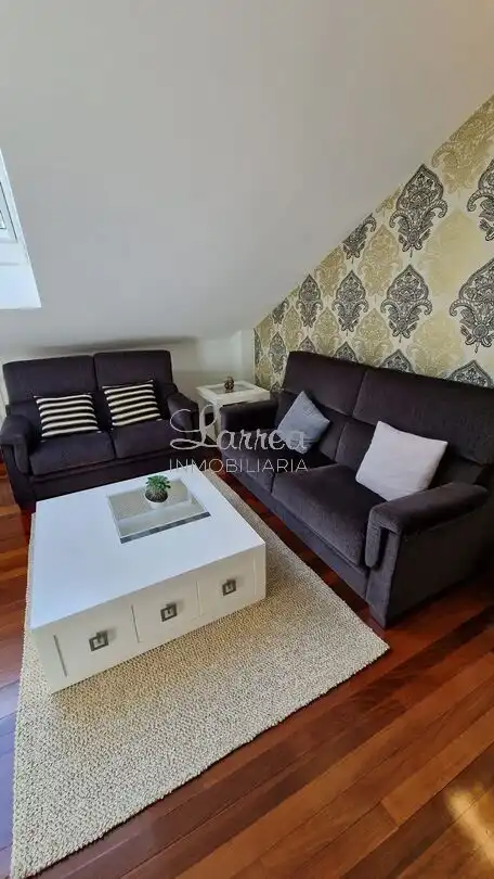 Wohnzimmer von Einfamilien-Reihenhaus zum Verkauf in Igorre mit Heizung, Privatgarten und Terrasse