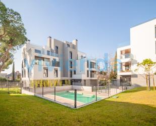 Exterior view of Flat for sale in  Madrid Capital  with Air Conditioner, Heating and Terrace