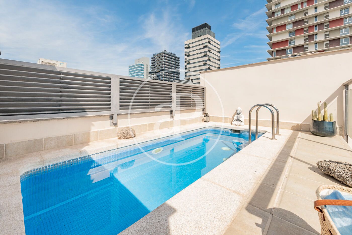 Piscina de Àtic en venda en  Madrid Capital amb Aire condicionat, Calefacció i Jardí privat