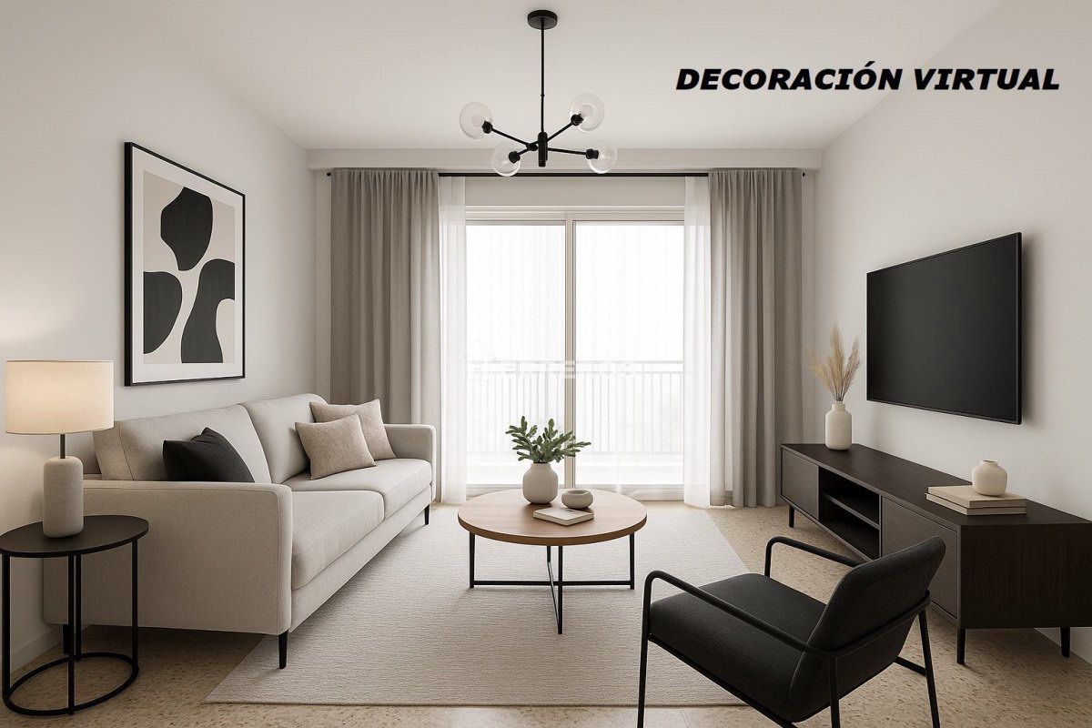 Sala d'estar de Pis en venda en  Logroño amb Calefacció i Terrassa