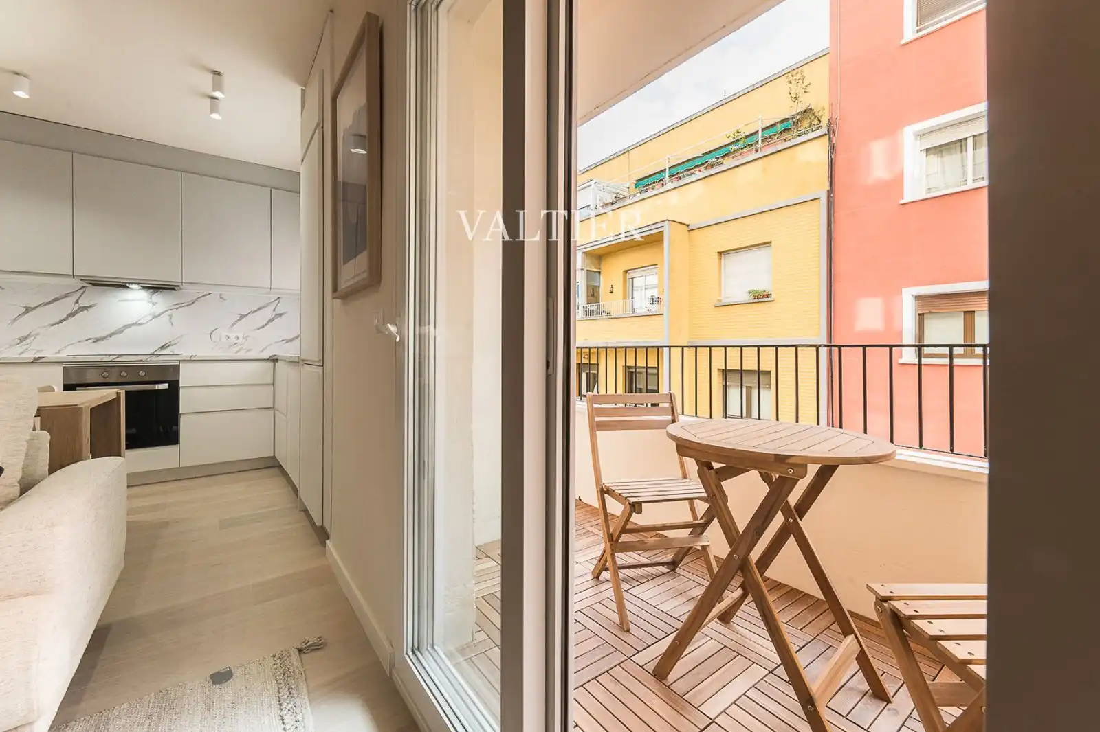 Terrasse von Wohnung zur Miete in Madrid mit Klimaanlage, Terrasse und Möbliert