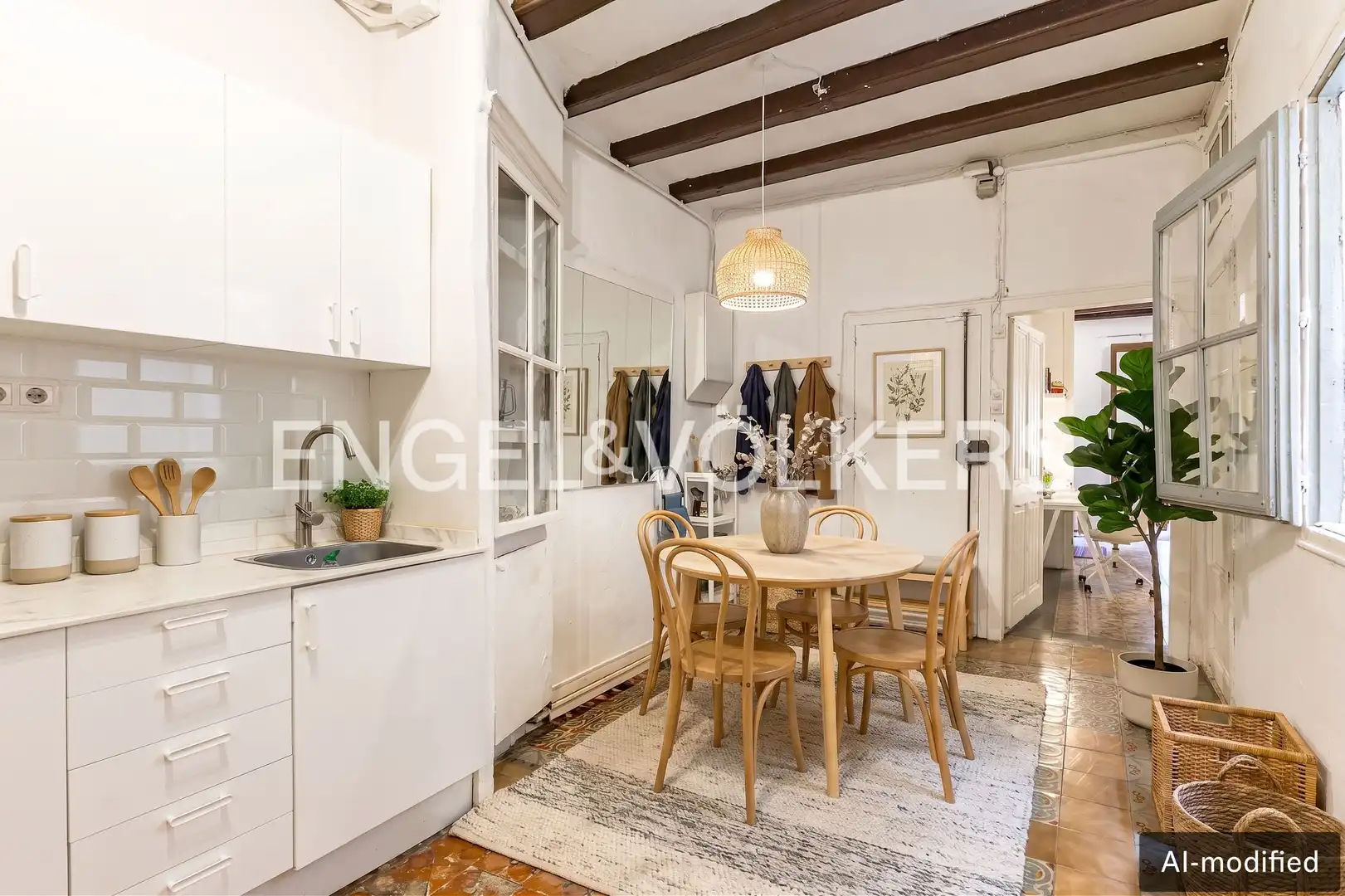 Cocina de Piso en venta en Barcelona con Calefacción y Balcón