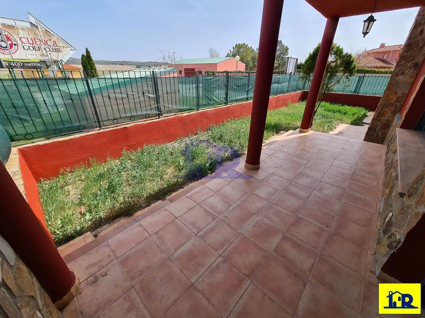 Terrassa de Casa adosada en venda en Villar de Olalla amb Calefacció, Jardí privat i Terrassa
