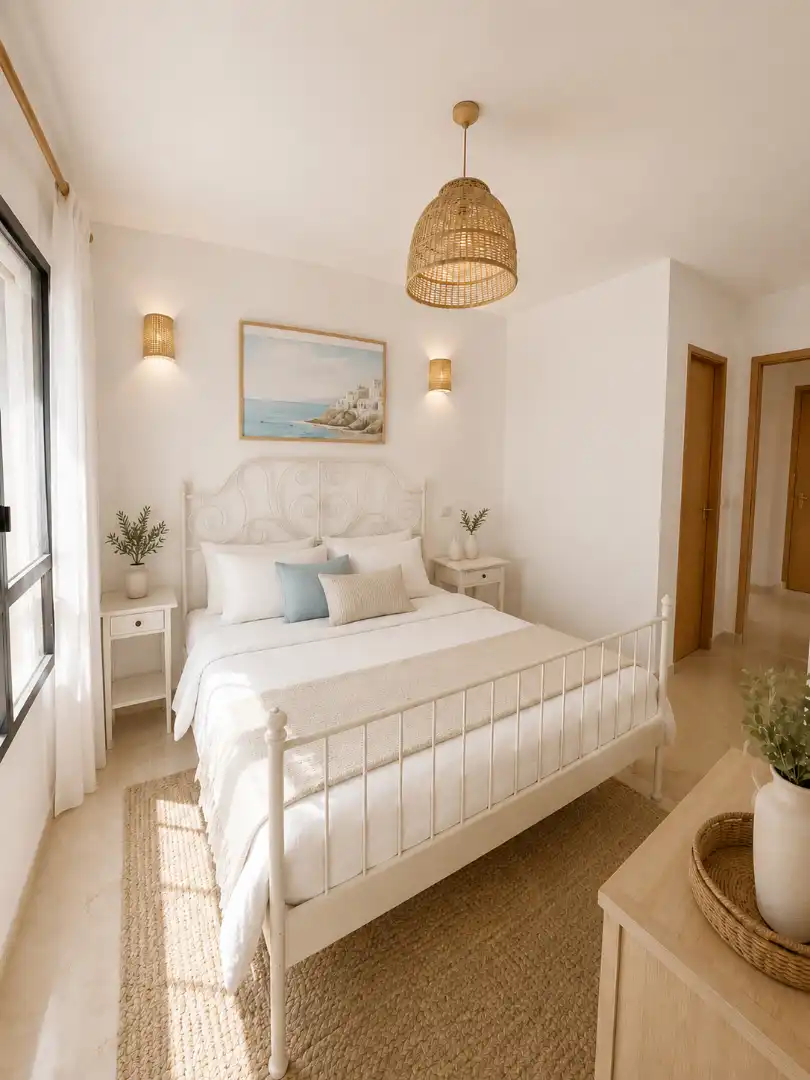 Schlafzimmer von Wohnungen zur Miete in Benidorm mit Klimaanlage, Möbliert und Ofen
